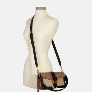 Coach Georgie Shoulder Bag In Blocked Signature Canvas